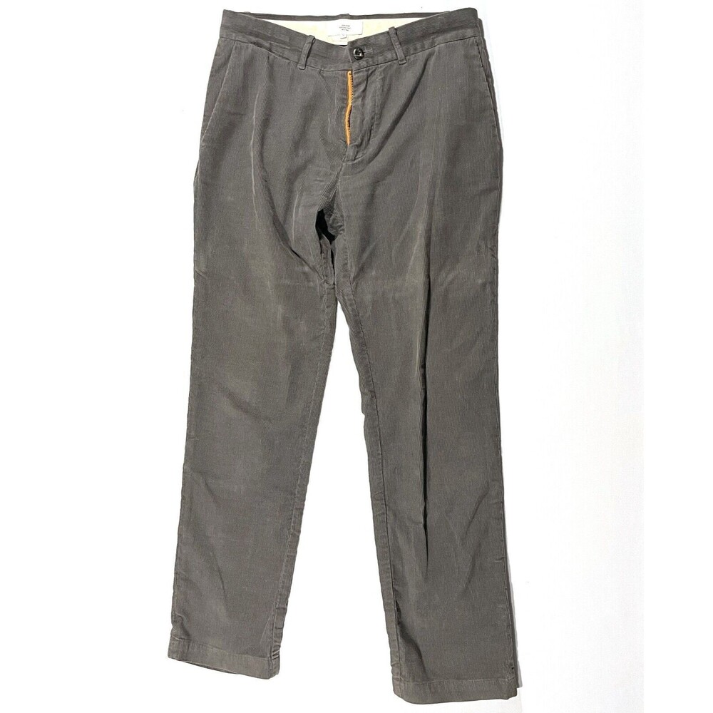 Jack Spade Men’s Size 32 x31 Corduroy Pants Trousers Gray Straight Leg